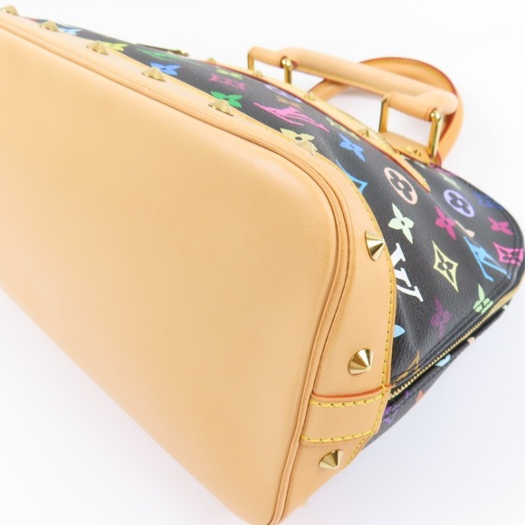 Louis Vuitton Alma PM Vintage Studded Spike Handbag Nume Leather Noir - Picture 3 of 13